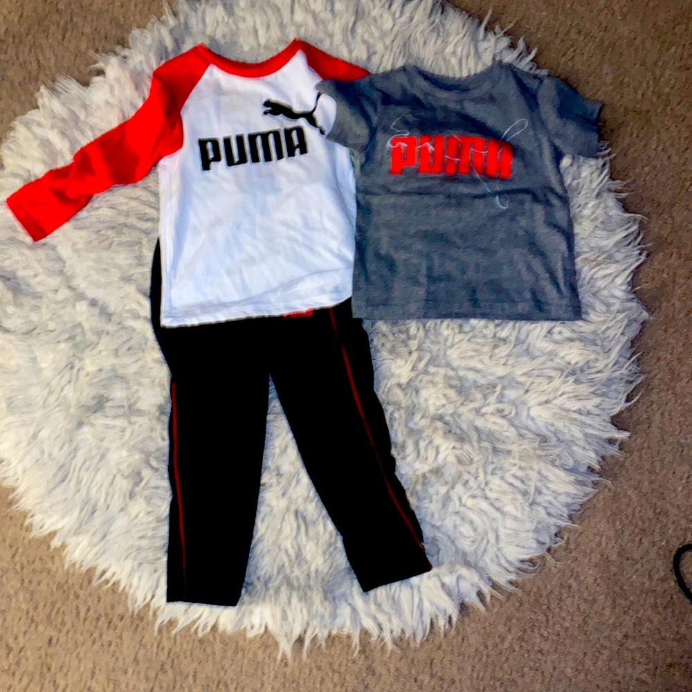 3 piece Toddler boy puma outfit